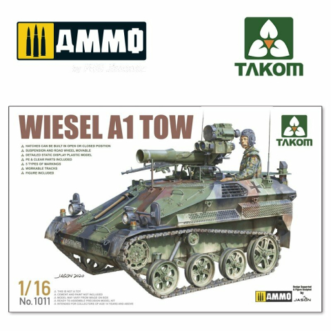 Wiesel A1 TOW - kit plastique au 1/16, non peint