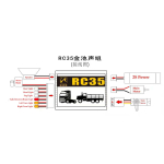 Truck control system 1/16 with sound and light 