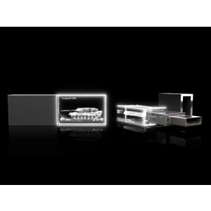Leopard 2A6 - USB stick made of glass with white LED...
