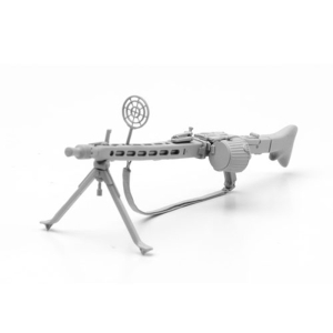 SOL - 1/16 German machine gun MG 42 with anti-aircraft ring sight (resin casting and 3D printed model kit), resin kit 