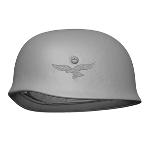 SOL - 1/16 German paratrooper helmet and side cap, resin...
