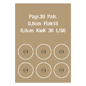 SOL - 1/16 Box für Deutsche 8.8 KwK 36 L/56 AT für den Tiger I, Set aus Resin und Metall