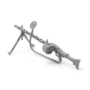 SOL - 1/16 Deutsches Maschinengewehr MG 34 mit Flugabwehrringvisier (Harzguss- und 3D-gedruckter Modellbausatz), Set aus Resin