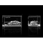 Leopard 2A6 - Carré en verre (100x50x50mm)