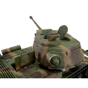 Taigen IS-2, version camouflage, metal edition 1:16 with BB unit, gun smoking system, V3 board and transport wooden box