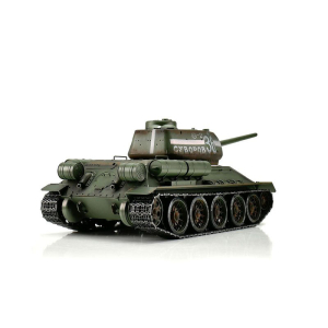 Taigen T-34/85, Metall-Edition 1:16 mit KWK Rauchmodul  IR-System, Rohrrückzug/Servo und Xenonblitz V3 Platine