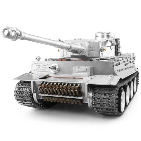 HL Tiger I full metal edition with gun smoking system, recoil unit by servos, lipo 7000, steel MASTER gearboxes