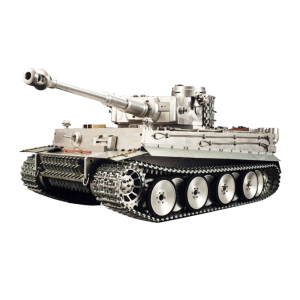 HL Tiger I full metal edition with gun smoking system, recoil unit by servos, lipo 7000, steel MASTER gearboxes