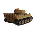 SONDEREDITION: Taigen 2.4 GHz TIGER I Früh Tarn + Metallwanne/Getriebe + Rohrrückzug+ IR System, V3 Platine