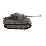 SONDEREDITION: Taigen 2.4 GHz TIGER I Spät Grau + Metallwanne/Getriebe + Rohrrückzug+ IR System, V3 Platine
