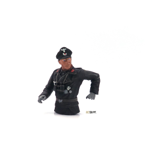 Figur 1/16 - Deutscher Panzerkommandant, Halbfigur,...