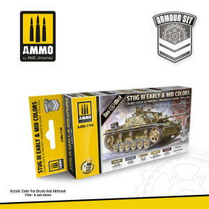 Painting kit StuG III early and Mid, 1939-1943, content 102ml