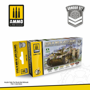 Painting kit StuG III Mid-Late, 1944-1945, content 102ml