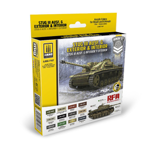 Farbenset StuG III Ausf. G Exterieur- und Interieur-Set,...