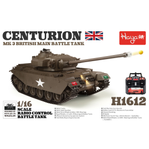 1/16 CENTURION MK3 gun recoil and BB system with Flysky remote und Clark TK 50S board RTR