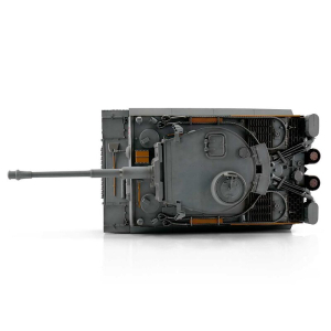 Taigen Tiger I Frühversion V3  in Panzergrau, 1:16 mit BB-Einheit und Metallketten