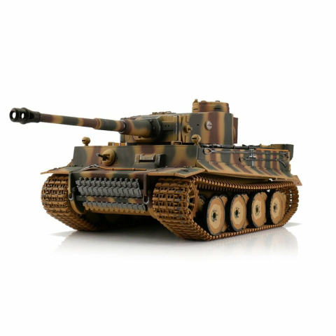 2.4 GHz Tiger I early version V3 Tarn + metal lower hull + Metal Gearboxes + BB 6mm system + Smoke and sound