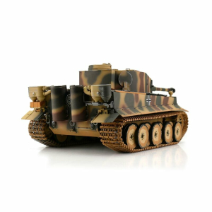2.4 GHz Tiger I early version V3 Tarn + metal lower hull + Metal Gearboxes + BB 6mm system + Smoke and sound