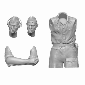 SOL - 1/16 Deutsche Panzercrew, Panzer III Ausf. J (Das Werk), 3 Figuren