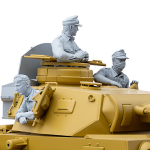 SOL - 1/16  Crew de char DAK Allemand, Panzer III Ausf. J (Das Werk), 3 figurines