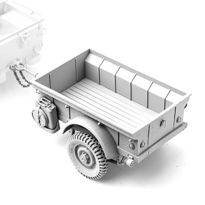 SOL - 1/16 U.S. Army T-3 trailer (for TAKOM)