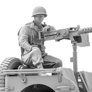 SOL - 1/16 U.S. Army Gunner Cal. 50