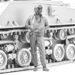 SOL - 1/16 U.S. Army Crewmitglied (stehend) für Sherman M4A3E8, Set aus Resin