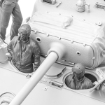 SOL - 1/16 U.S. Army Operator und Fahrer für Sherman M4A3E8, Set aus Resin