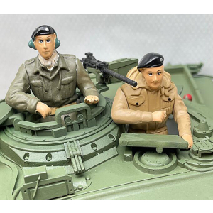 CENTURION - Britische Panzercrew, 2 Figuren in 1/16 bemalt