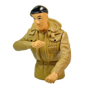 CENTURION - Britische Panzercrew, 2 Figuren in 1/16 bemalt
