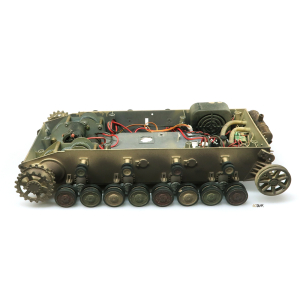 Panzer IV - complete lower hull with all metal wheels and...