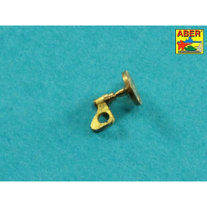 ABER - One wing nuts with turned bolt for German vehicles, made of brass, 26 pcs 