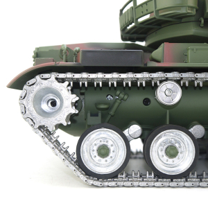 US M60A3 Pro CAMO  in 1:16 mit BB-Einheit / IR-System, Pro Edition (Schwarze Metallketten)