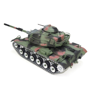 US M60A3 Pro CAMO  in 1:16 mit BB-Einheit / IR-System, Pro Edition (Schwarze Metallketten)