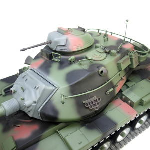 US M60A3 Pro CAMO  in 1:16 mit BB-Einheit / IR-System, Pro Edition (Schwarze Metallketten)
