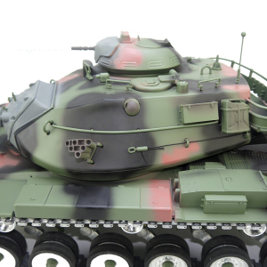 US M60A3 Pro CAMO  in 1:16 mit BB-Einheit / IR-System, Pro Edition (Schwarze Metallketten)