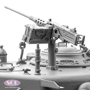 SOL - 1/16 M2 Cal 50 machine gun, set made of resin 