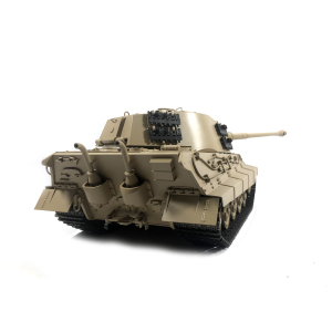 Mato Toys - Tigre Royal entièrement en métal en 1:16, version RTR avec unité de tir BB et peinture airbrush desert