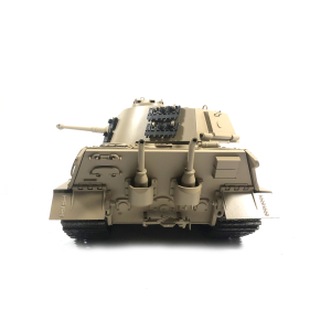 Mato Toys - Königstiger komplett aus Metall in 1:16, RTR-Version mit BB-Einheit Airbrushlackierung Wüste