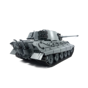 Mato Toys - Tigre Royal entièrement en métal en 1:16, version RTR avec unité de tir BB et peinture airbrush gris