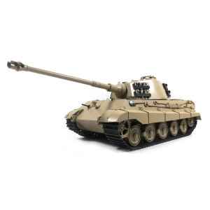 Mato Toys - Tigre Royal entièrement en métal en 1:16, version RTR avec système IR et recul de canon + peinture airbrush desert