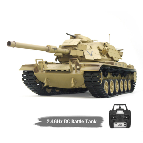 Special Edition: US M60A1 basic - 1:16 with metal gun recoil system/Flash unit/IR system