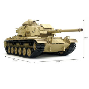 Special Edition: US M60A1 basic - 1:16 with metal gun recoil system/Flash unit/IR system