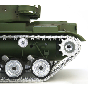 Sondermodel: US M60A3 Pro  in 1:16 mit Metall Rohrrückzug/Servo + Blitzeinheit / IR-System, Pro Edition Schwarze Metallketten