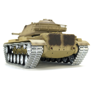 Sondermodell:US M60A1 Pro  in 1:16 mit Metall Rohrrückzug/Blitzeinheit / IR-System, Pro Edition + schwarze Metallketten