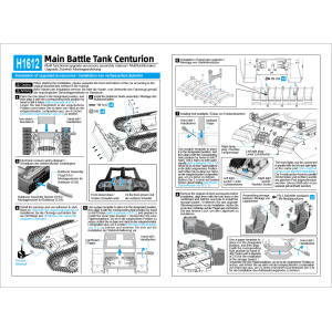 CENTURION - AVRE Kit Set with Metal Dozer for Haya 1/16 Centurion.