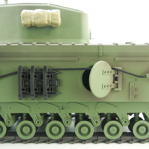 CHURCHILL MK.VII - PRO  in 1:16 mit Rohrrückzug / Blitzeinheitnheit / IR-System Scharze Metallketten