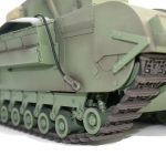 CHURCHILL MK.VII - PRO  in 1:16 mit Rohrrückzug / Blitzeinheitnheit / IR-System Scharze Metallketten