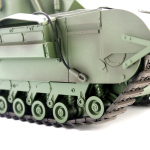 CHURCHILL MK.VII - PRO  in 1:16 mit Rohrrückzug / Blitzeinheitnheit / IR-System Scharze Metallketten