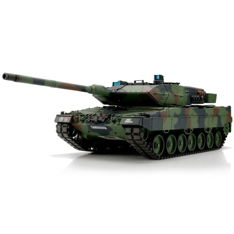V7.0 LEOPARD 2A6 avec unitée de tir BB (6mm) nouvelle version + system IR et caisse en bois